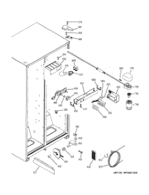 06 - Fresh Food Section parts for Ge Refrigerator SSL25KFPDBS from AppliancePartsPros.com