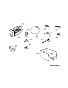 04 - Ice Maker & Accessories parts for Ge Refrigerator GTS20ICNCWW from AppliancePartsPros.com