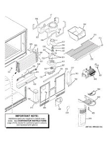 03 - Freezer Section parts for Ge Refrigerator STS22ICPBRWW from AppliancePartsPros.com
