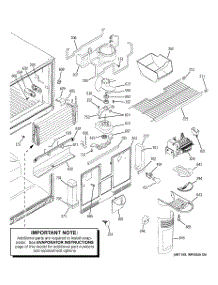 03 - Freezer Section parts for Ge Refrigerator GTH22SHPARBS from AppliancePartsPros.com