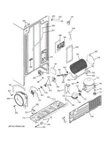 08 - Sealed System & Mother Board parts for Ge Refrigerator GSG25IEPCFWW from AppliancePartsPros.com