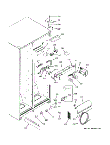 06 - Fresh Food Section parts for Ge Refrigerator PSA25MIPCFWW from AppliancePartsPros.com