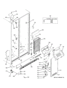 03 - Freezer Section parts for Ge Refrigerator GSS25VFPCCC from AppliancePartsPros.com