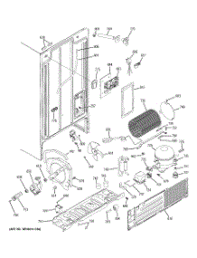 08 - Sealed System & Mother Board parts for Ge Refrigerator GST22KGPCWW from AppliancePartsPros.com