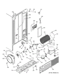 08 - Sealed System & Mother Board parts for Ge Refrigerator GSA20IEPCFBB from AppliancePartsPros.com