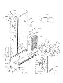 03 - Freezer Section parts for Ge Refrigerator GSS20IBPCCC from AppliancePartsPros.com