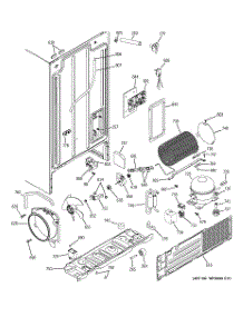 08 - Sealed System & Mother Board parts for Ge Refrigerator GSA20IEPDFWW from AppliancePartsPros.com