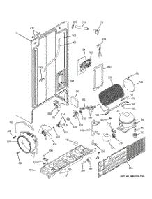 08 - Sealed System & Mother Board parts for Ge Refrigerator GSG25IEPDFWW from AppliancePartsPros.com