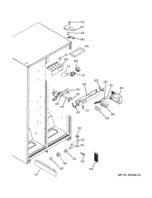 05 - Fresh Food Section parts for Ge Refrigerator GSA20IBPDFBB from AppliancePartsPros.com