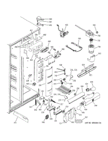 08 - Fresh Food Section parts for Ge Refrigerator PSG29NHMHCBB from AppliancePartsPros.com