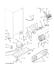 05 - Unit Parts parts for Ge Refrigerator GDS18LCPBWW from AppliancePartsPros.com