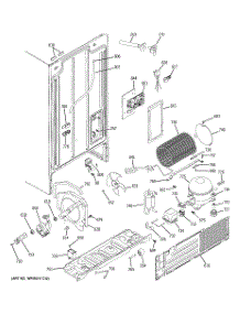 08 - Sealed System & Mother Board parts for Ge Refrigerator GSS20IEPDWH from AppliancePartsPros.com
