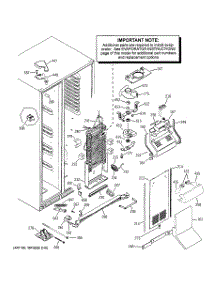 04 - Freezer Section parts for Ge Refrigerator PCG23NJMHFWW from AppliancePartsPros.com