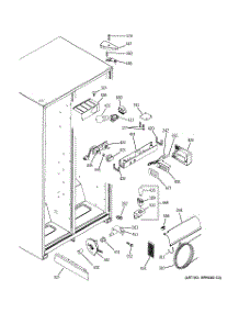 06 - Fresh Food Section parts for Ge Refrigerator GSS25JEPDWW from AppliancePartsPros.com