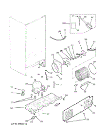 05 - Unit Parts parts for Ge Refrigerator GDS18LBPBWW from AppliancePartsPros.com