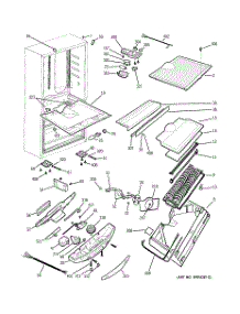 03 - Cabinet parts for Ge Refrigerator GBS18HBPBCC from AppliancePartsPros.com
