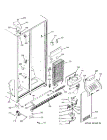03 - Freezer Section parts for Ge Refrigerator DSS25JFPDCC from AppliancePartsPros.com