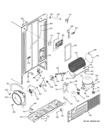08 - Sealed System & Mother Board parts for Ge Refrigerator GSH22JFPDCC from AppliancePartsPros.com