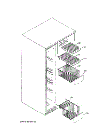 05 - Freezer Shelves parts for Ge Refrigerator PCG21SIMHFBS from AppliancePartsPros.com