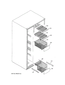 05 - Freezer Shelves parts for Ge Refrigerator GIG21IEMFFWS from AppliancePartsPros.com