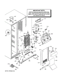 04 - Freezer Section parts for Ge Refrigerator PSG25NGMHCBB from AppliancePartsPros.com