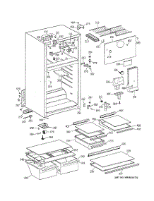 02 - Cabinet parts for Ge Refrigerator GTT16HBMERWW from AppliancePartsPros.com
