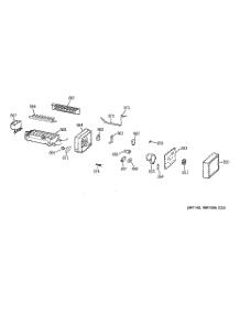 04 - Ice Maker parts for Ge Refrigerator GTS18XCMERWW from AppliancePartsPros.com