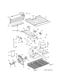 03 - Unit Parts parts for Ge Refrigerator GTT15HBMERCC from AppliancePartsPros.com