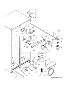 06 - Fresh Food Section parts for Ge Refrigerator GSH22JFPBWW from AppliancePartsPros.com