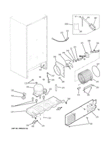 05 - Unit Parts parts for Ge Refrigerator GDS18LBPAWW from AppliancePartsPros.com