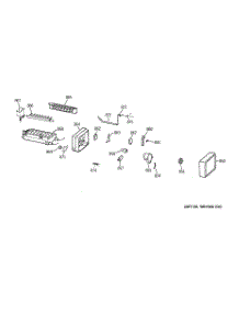 04 - Ice Maker parts for Ge Refrigerator GTS18HCMERWW from AppliancePartsPros.com