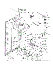 08 - Fresh Food Section parts for Ge Refrigerator PSS26NGPACC from AppliancePartsPros.com