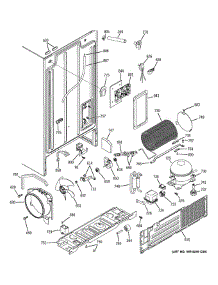 Sealed System & Mother Board parts for Ge Refrigerator GST25IFPAWW from AppliancePartsPros.com