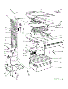 02 - Cabinet parts for Ge Refrigerator GTS12BBMBLCC from AppliancePartsPros.com