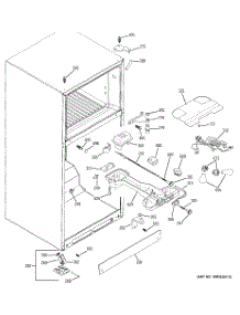 04 - Fresh Food Section parts for Ge Refrigerator GTL18JBPARBS from AppliancePartsPros.com