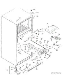 04 - Fresh Food Section parts for Ge Refrigerator GTH18KBPARBB from AppliancePartsPros.com