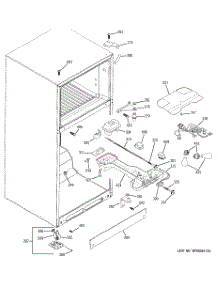 04 - Fresh Food Section parts for Ge Refrigerator GTH18JBPARWW from AppliancePartsPros.com