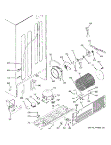 08 - Unit Parts parts for Ge Refrigerator GTS22KCPARCC from AppliancePartsPros.com
