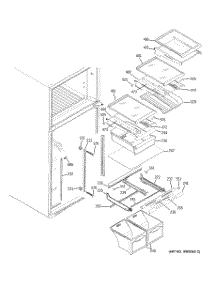 05 - Fresh Food Shelves parts for Ge Refrigerator ETS19XBPARWW from AppliancePartsPros.com
