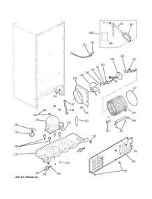 05 - Unit Parts parts for Ge Refrigerator GBS18HBPAWW from AppliancePartsPros.com