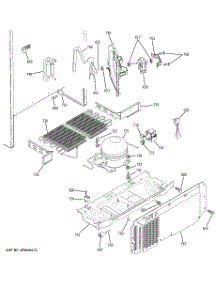 06 - Sealed System & Mother Board parts for Ge Refrigerator GTS18KBPARBB from AppliancePartsPros.com