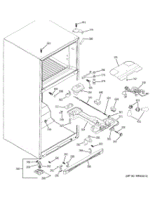 04 - Fresh Food Section parts for Ge Refrigerator GTS18UBPARWW from AppliancePartsPros.com