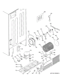 08 - Unit Parts parts for Ge Refrigerator GTS22FBPARCC from AppliancePartsPros.com