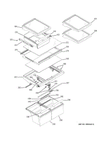06 - Fresh Food Shelves parts for Ge Refrigerator GTS22JBPARWW from AppliancePartsPros.com