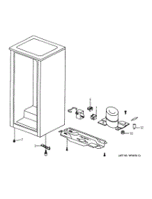 03 - Unit Parts parts for Ge Refrigerator WMR04BAPABB from AppliancePartsPros.com