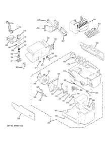 06 - Ice Maker & Dispenser parts for Ge Refrigerator GSS25XGPAWW from AppliancePartsPros.com