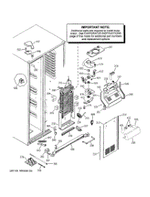 04 - Freezer Section parts for Ge Refrigerator PCG23SHMHFBS from AppliancePartsPros.com