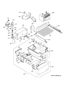 07 - Ice Maker & Dispenser parts for Ge Refrigerator PCG23SHMHFBS from AppliancePartsPros.com