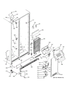 03 - Freezer Section parts for Ge Refrigerator GSG20IEPAFBB from AppliancePartsPros.com