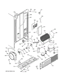 08 - Sealed System & Mother Board parts for Ge Refrigerator GSA22KEPAFBB from AppliancePartsPros.com
